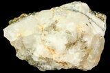 Pyrite On Calcite & Quartz - El Hammam Mine, Morocco #80348-1